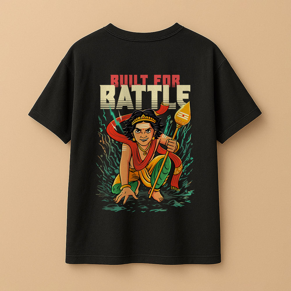 Built for battle! Unisex Oversized T-Shirt!