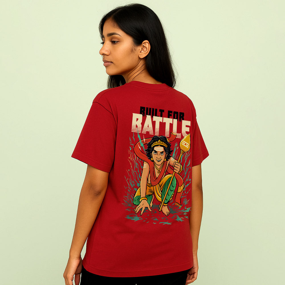Built for battle! Unisex Oversized T-Shirt!
