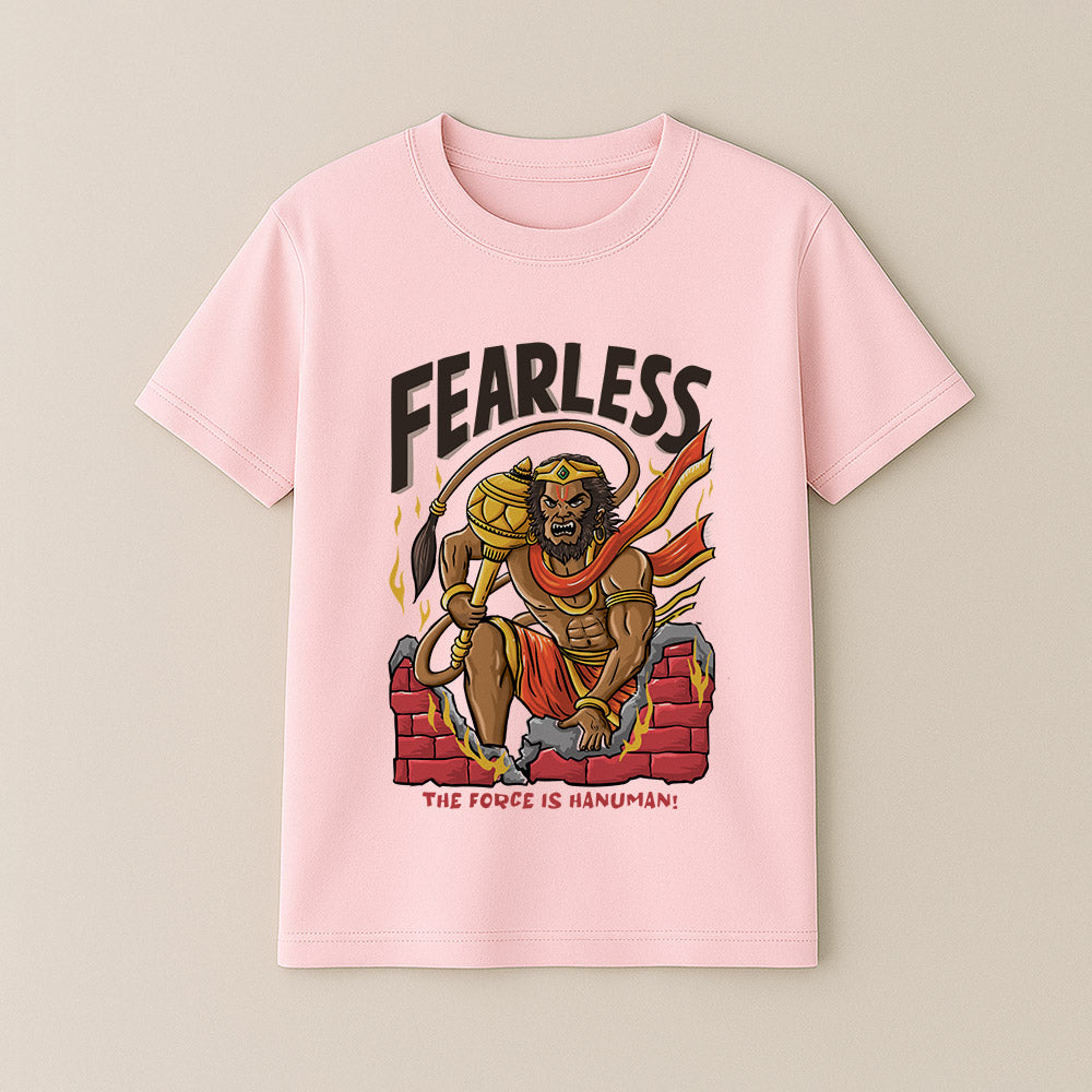 Fearless hanuman! Unisex Kids T-Shirt!