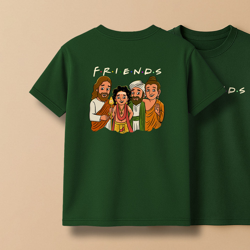 Friends! Unisex Back Printed T-Shirt!
