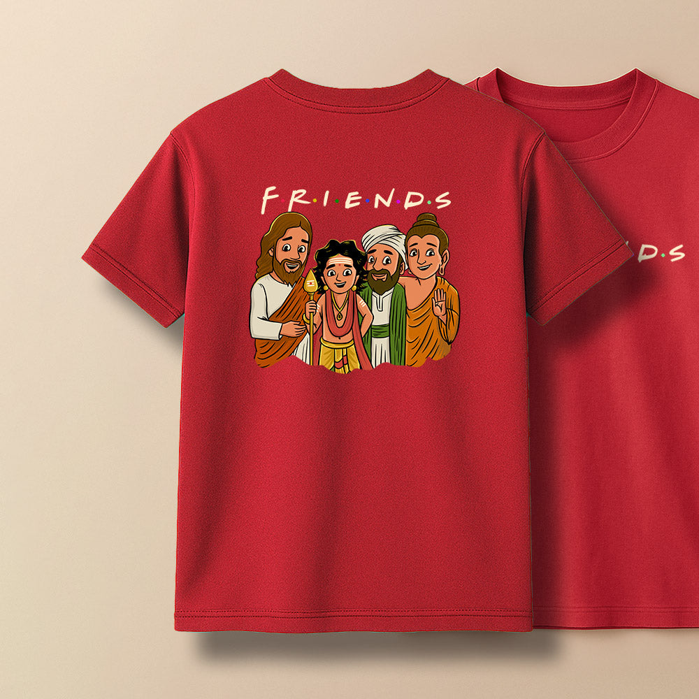 Friends! Unisex Back Printed T-Shirt!