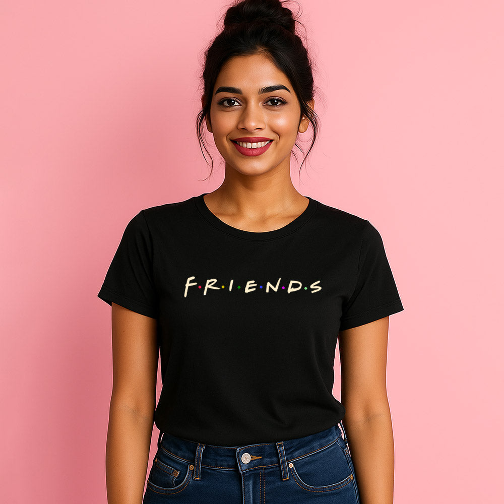 Friends! Unisex Back Printed T-Shirt!