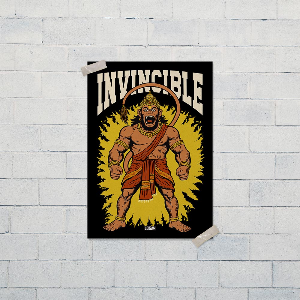 Hanuman - Invincible Poster