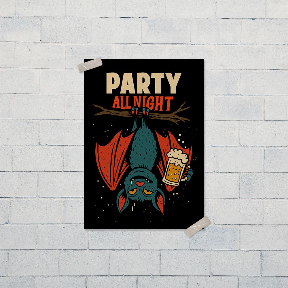 Party All Night Poster