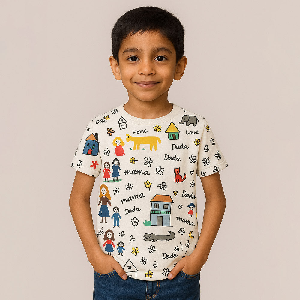 Scribbles! Unisex Kids T-Shirt!