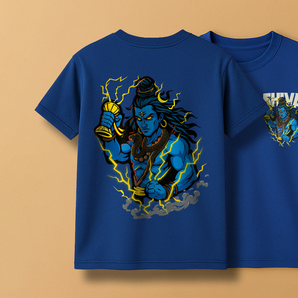 Fierce Shiva Unisex Back Printed Tshirt!