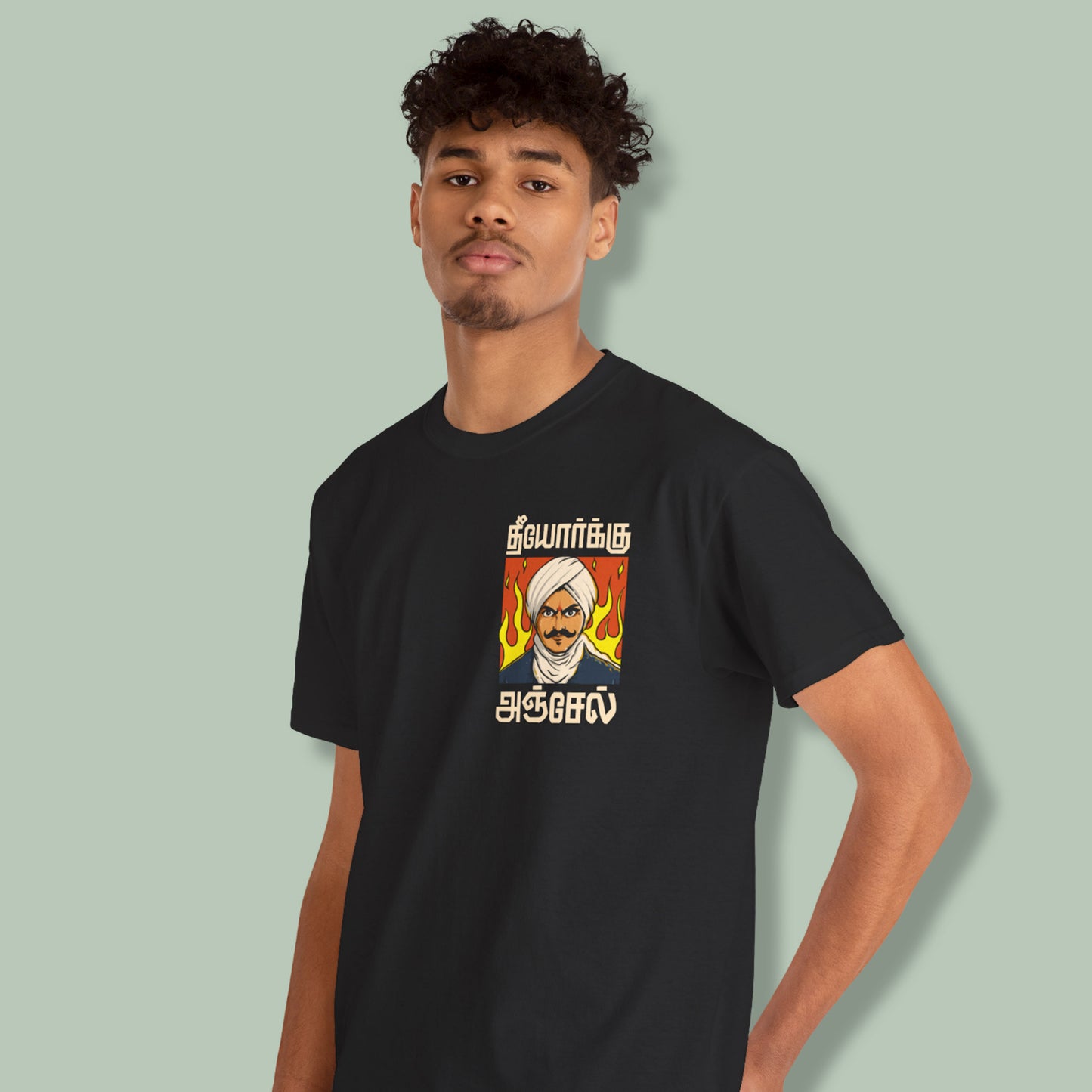 Theeyorkku Anjel! Back Printed T-Shirt!
