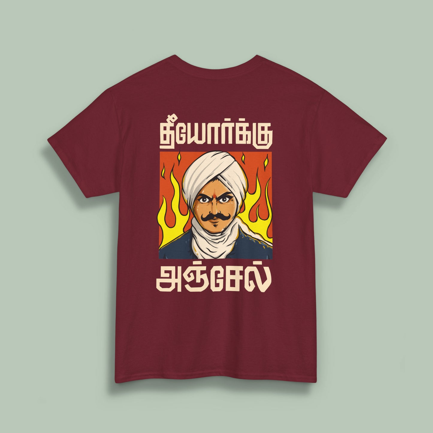 Theeyorkku Anjel! Back Printed T-Shirt!