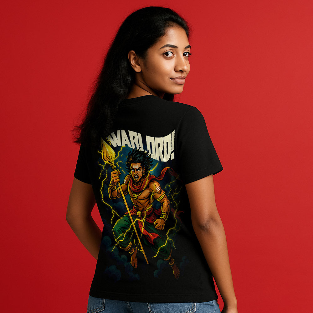 Warlord Murugan! Unisex Back Printed T-Shirt!