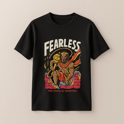 Fearless hanuman! Unisex Kids T-Shirt!