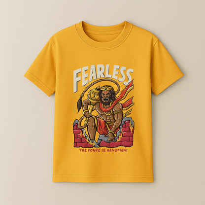Fearless hanuman! Unisex Kids T-Shirt!