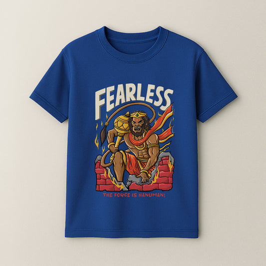 Fearless hanuman! Unisex Kids T-Shirt!