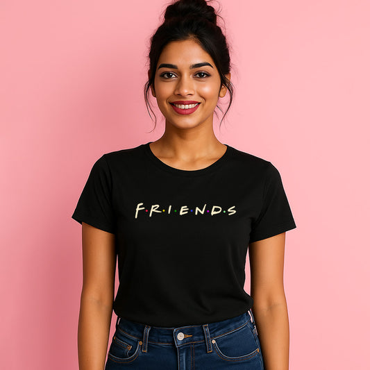 Friends! Unisex Back Printed T-Shirt!