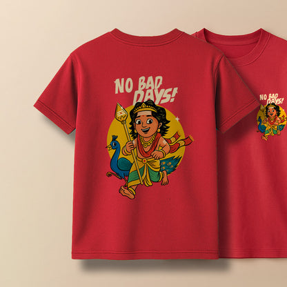 No Bad days! Murugan Unisex Back Printed T-Shirt!