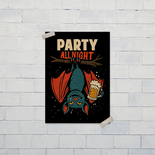 Party All Night Poster