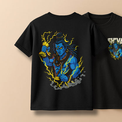 Fierce Shiva Unisex Back Printed Tshirt!