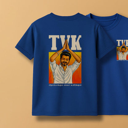 TVK Thalapathy Unisex Back Printed T-Shirt!