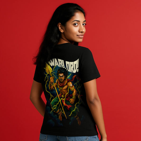 Warlord Murugan! Unisex Back Printed T-Shirt!