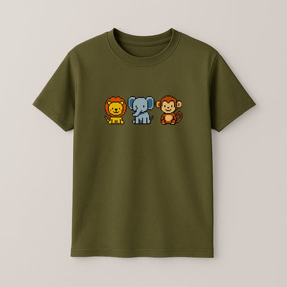 Pixel Animals! Unisex Kids T-Shirt!